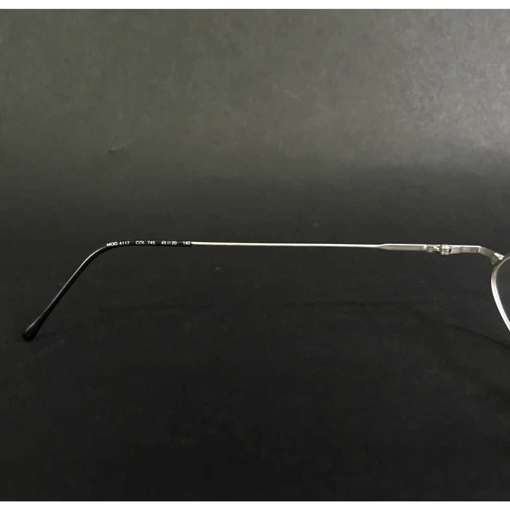 Menia Eyeglasses Frames MOD.4117 COL.745 Silver Green Oval Wire Rim 45-20-140